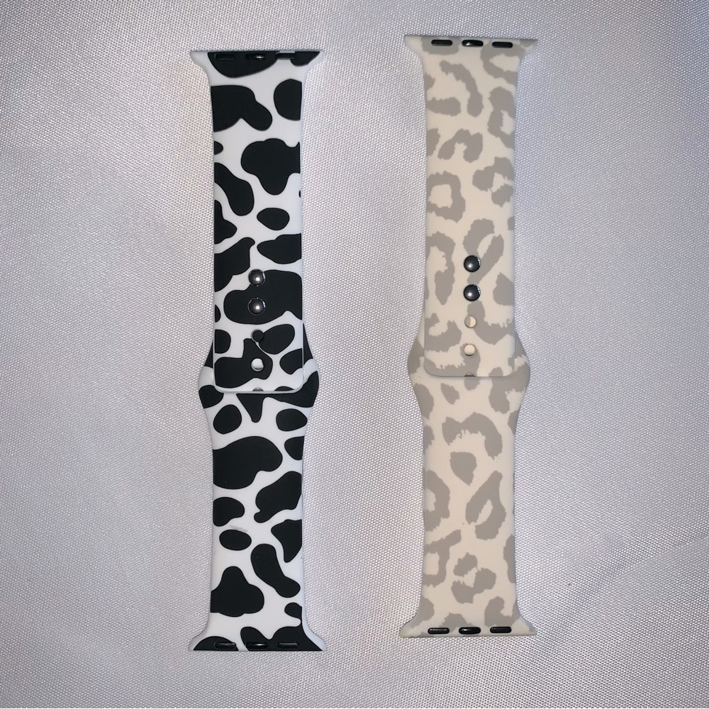 2 Animal Print Apple Watch bands 38/40/41MM